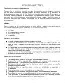 Gestión Alcance y Tiempo