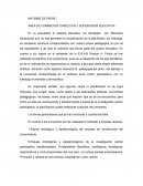 INFORME PNFAE PARA SUPERVISORES DE EDUCACION
