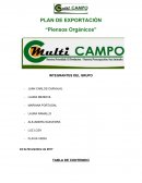 PLAN DE EXPORTACIÓN “Piensos Orgánicos”