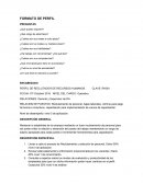 Formato Perfil Recursos Humanos