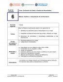 Materia: Análisis e Interpretación de la Información
