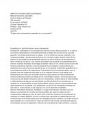 Ensayo sobre el desarrollo sustentable en mi comunidad