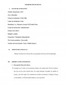 Anamnesis. INFORME PSICOLÓGICO