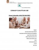 CONALEP CUAUTITLAN 108 Grupo Vulnerable: ADULTOS MAYORES
