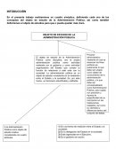 Objeto de estudio de la administración publica