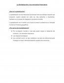 La Globalización y los mercados financieros