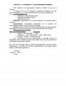 CAPITULO 1: LA PERSONA Y LAS NECESIDADES HUMANAS