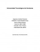 Informe de auditoría: Verificación de garantías y análisis de crédito para banco del norte