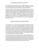 La importancia de la raza humana en el mundo