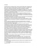 El lenguaje y signo lingüístico