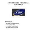 PLAN DE HIGIENE Y SEGURIDAD OCUPACIONAL