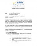 INFORME DEL AREA DE COMERCIO EXTERIOR