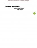Análisis filosófico ¿Qué cosas dan origen a la filosofía?
