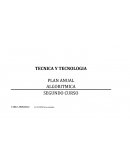 TECNICA Y TECNOLOGIA. PLAN ANUAL ALGORITMICA