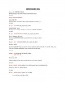 COMANDOS DDL