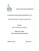 Actividad de aprendizaje 1. El éxito en la educación virtual