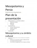 Mesopotamia y Persia . Historia de la Arquitectura