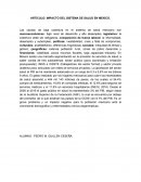 ARTICULO: IMPACTO DEL SISTEMA DE SALUD EN MEXICO