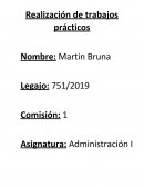 Administración I Trabajo Practico Nº1