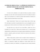 LA CRISIS DEL MUNDO ACTUAL Y LA PÉRDIDA DEL SENTIDO DE LO SAGRADO PARECEN SER LOS PEORES TIEMPOS PARA EL EFÍMERO SIGLO XXI.