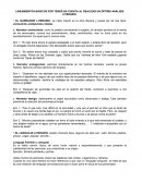 LINEAMIENTOS BÁSICOS POR TENER EN CUENTA AL REALIZAR UN ÓPTIMO ANÁLISIS LITERARIO