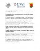 PROPUESTAS PARA MEJORAR LA LEY DE ECOLOGIA Y MEDIO AMBIENTE PARA EL ESTADO CHIAPAS