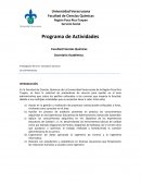 Programa de Actividades