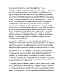 COMPARACION ENTRE LA CONSTITUCION DE 1886 Y 1991