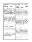 IMPERDIBLE EN MAULE: EL RADAL 7 TAZAS