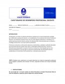 CUESTIONARIO DE DESEMPEÑO PROFESIONAL DOCENTE
