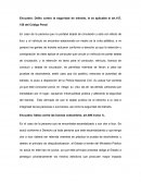 Analisis juridico del Derecho Porcesal Penal