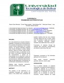 EXPERIENCIA I FENÓMENOS ELECTROESTÁTICOS