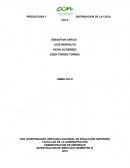 Mercados de investigacion. PRODUCCION Y DISTRIBUCION DE LA COCA COLA