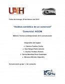 Análisis semiótico de un comercial: AICOM