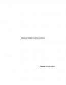 TRABAJO SOBRE LA ÉTICA JUDICIAL