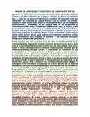 ANALISIS DE LA PROBLEMATICA HISTORICA DE LA EDUCACIÓN PÚBLICA