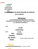 El personal que labora en el Hospital Regional de Alta Especialidad “Ciudad Salud”, sufren del Síndrome de Burnout (SB)