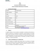 Psicología educativa. LOGRO DE APRENDIZAJE DE LA ASIGNATURA