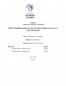Ingeniería en Industrias Alimentarias . Efecto al añadir proteína de suero al yogurt batido de mora en su valor nutricional