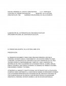 ELABORACIÓN DE LOS PRINCIPIOS DE CONVIVENCIA ESCOLAR