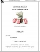 GESTION EN BANCA Y SERVICIOS FINANCIEROS
