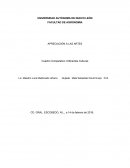 APRECIACIÓN A LAS ARTES Cuadro Comparativo: Diferentes Culturas