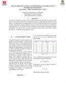 TRAYECTORIA DE UN BALIN LANZADO DESDE UNA RAMPA CON UN MOVIMIENTO PARABOLICO