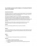 La esclavitud sexual de los pueblos Indígenas en Tenancingo del estado de México en la actualidad