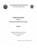 EVIDENCIA 1 Evolución histórica de la paz