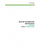 Acta de Constitución del Proyecto Facturexpress