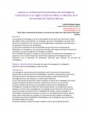 Impulso y conformación de procesos de investigación universitaria en la región Estado de México y Morelos de la Universidad del Valle de México