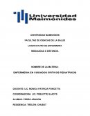 Cuidados Críticos Pediátricos