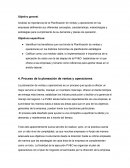 Proceso de la planeación de ventas y operaciones