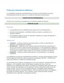 Producción industrial de antibióticos